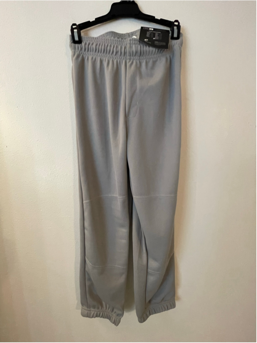 Boys Champro Baseball Pants Size L Grey Athletic Bottoms